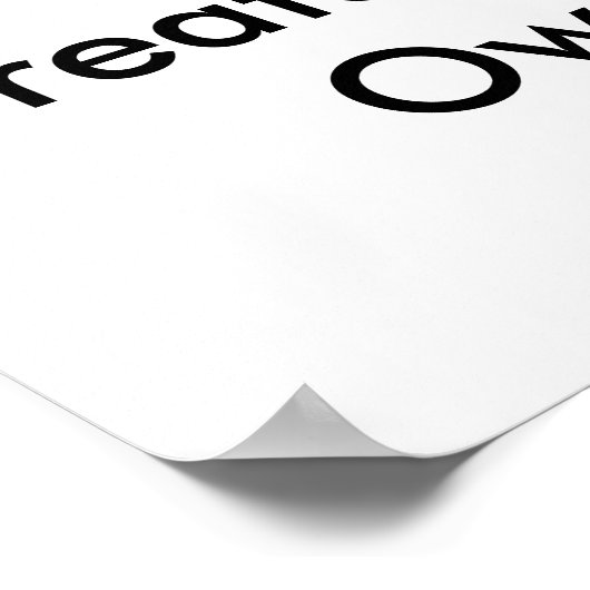 Creëer Uw eigen Poster (Hoek)