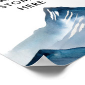 Creëer Uw eigen poster Aangepast bergcitaat voor m (Hoek)