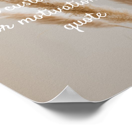 Creëer Uw eigen Poster Aangepast prijsopgave - Gra (Hoek)