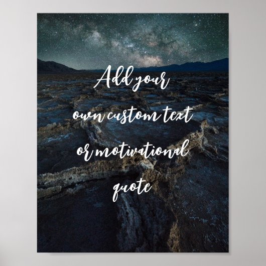 Creëer Uw eigen Poster Aangepaste prijsopgave (Voorkant)