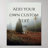 Creëer Uw eigen Poster Aangepaste prijsopgave (Voorkant)