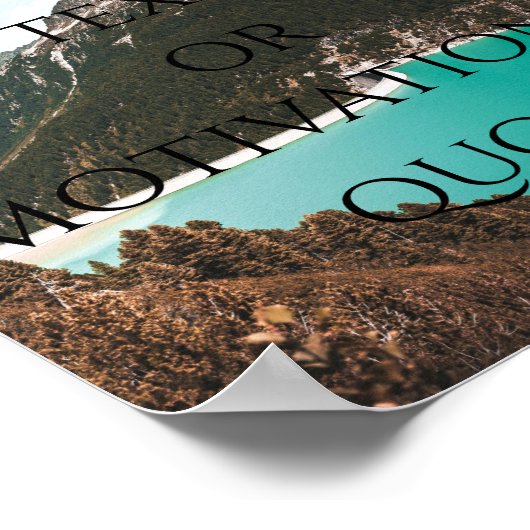 Creëer Uw eigen Poster Aangepaste prijsopgave (Hoek)