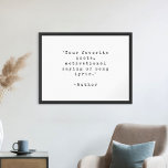 Creëer Uw eigen Poster Aangepaste prijsopgave<br><div class="desc">Creëer uw eigen aangepaste offerte poster wall art. Beschikt over minimalistische distressed typemachine typografie die u kunt personaliseren met favoriete motivatie gezegde,  liedtekst of aangepaste tekst</div>