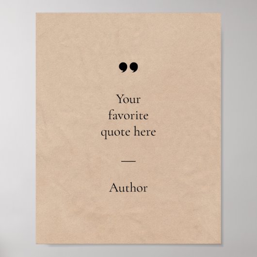 Creëer Uw eigen Poster Aangepaste prijsopgave (Voorkant)