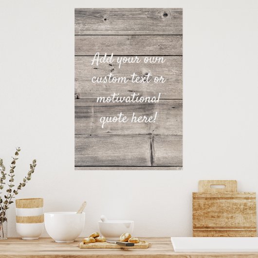 Creëer Uw eigen Poster Aangepaste prijsopgave (Keuken)