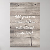 Creëer Uw eigen Poster Aangepaste prijsopgave (Voorkant)