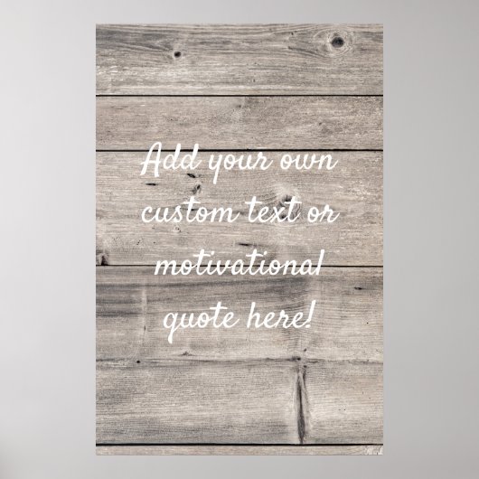 Creëer Uw eigen Poster Aangepaste prijsopgave (Voorkant)