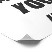 Creëer Uw eigen Poster Sjabloon (Hoek)