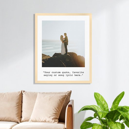 Creëer Uw eigen Poster van de Foto van het Citaat