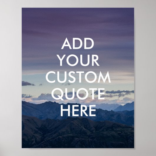 Creëer Uw eigen Poster van het Citaat (Voorkant)