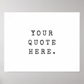 Creëer Uw eigen Poster van het Citaat (Voorkant)
