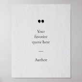 Creëer Uw eigen Poster van het Citaat (Voorkant)