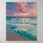 Creëer Uw eigen Poster van het Citaat (Voorkant)