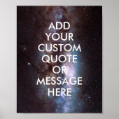 Creëer Uw eigen Poster van het Citaat (Voorkant)