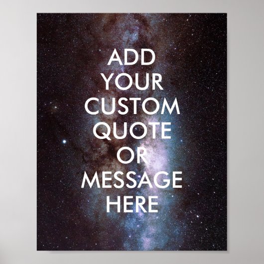 Creëer Uw eigen Poster van het Citaat (Voorkant)