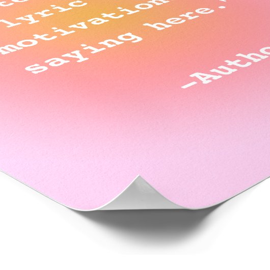 Creëer Uw eigen Poster van het Citaat (Hoek)