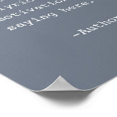 Creëer Uw eigen Poster van het Citaat (Hoek)