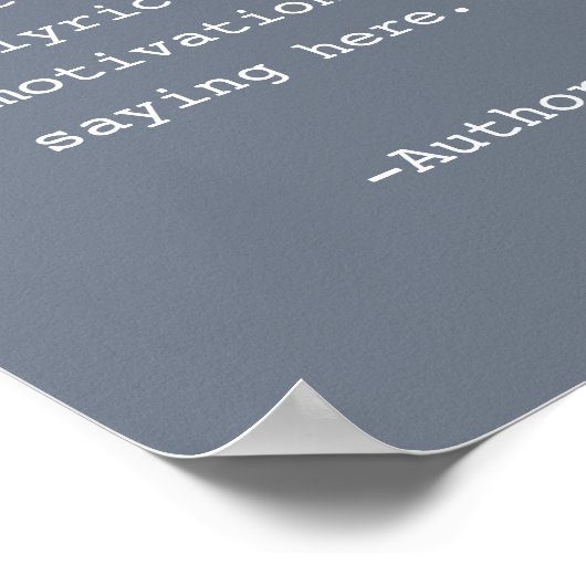 Creëer Uw eigen Poster van het Citaat (Hoek)