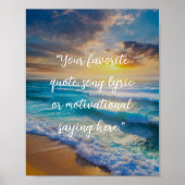 Creëer Uw eigen Poster van het Citaat (Voorkant)