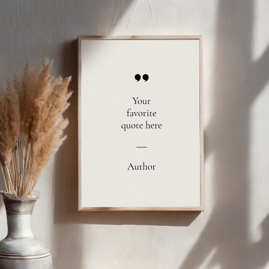 Creëer Uw eigen Poster van het Citaat