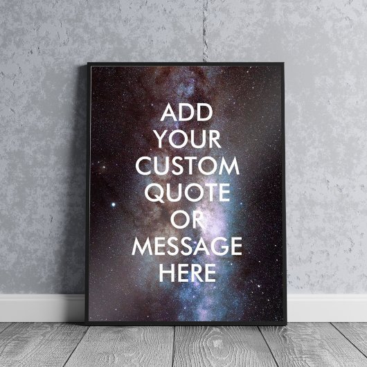 Creëer Uw eigen Poster van het Citaat