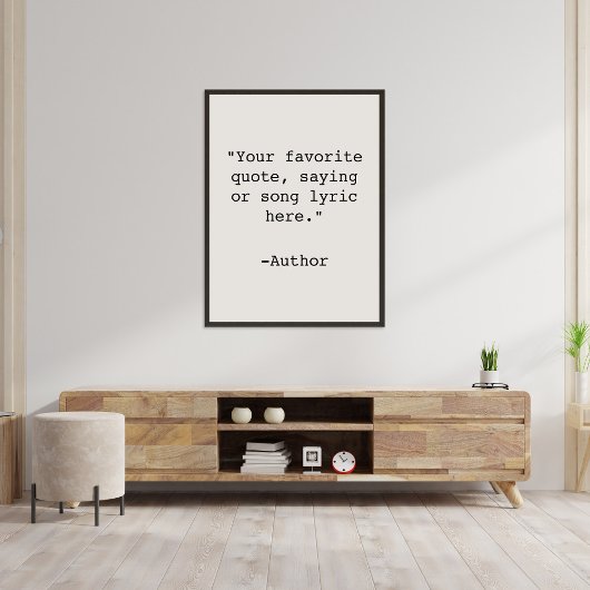 Creëer Uw eigen Poster van het Citaat