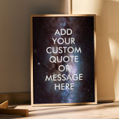 Creëer Uw eigen Poster van het Citaat