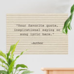 Creëer Uw eigen Poster van het Citaat<br><div class="desc">Creëer uw eigen aangepaste poster-wandkunst. Biedt minimalistische typografie voor schrijfmachines.</div>