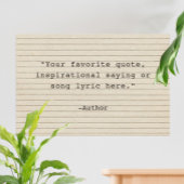 Creëer Uw eigen Poster van het Citaat