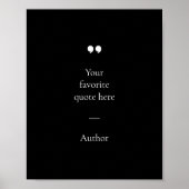 Creëer Uw eigen Poster van het Citaat (Voorkant)