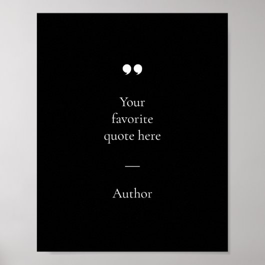 Creëer Uw eigen Poster van het Citaat (Voorkant)