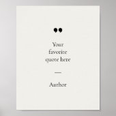 Creëer Uw eigen Poster van het Citaat (Voorkant)