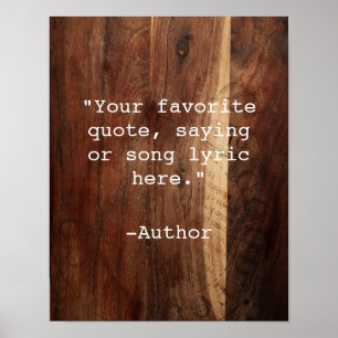 Creëer Uw eigen Poster van het Citaat