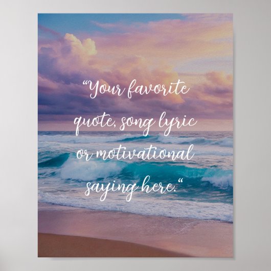 Creëer Uw eigen Poster van het Citaat (Voorkant)