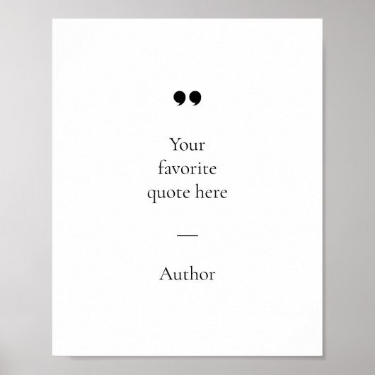 Creëer Uw eigen Poster van het Citaat (Voorkant)