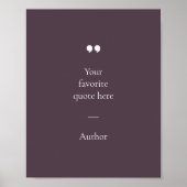 Creëer Uw eigen Poster van het Citaat (Voorkant)