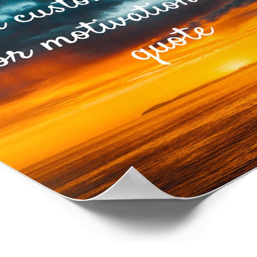 Creëer Uw eigen Poster van het Citaat van de Douan (Hoek)