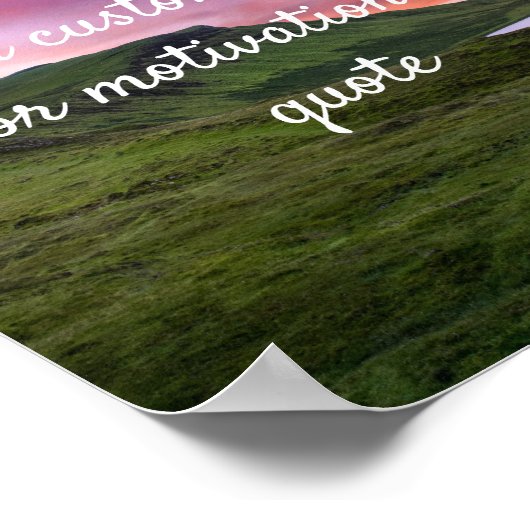 Creëer Uw eigen Poster van het Citaat van de Douan (Hoek)