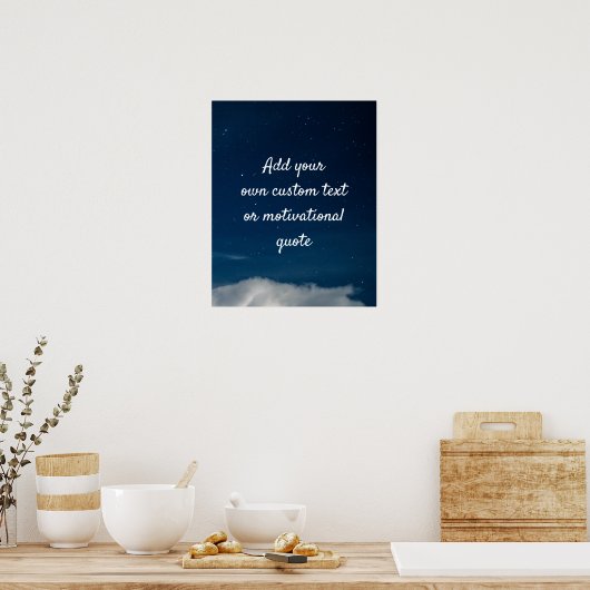 Creëer Uw eigen Poster van het Citaat van de Douan (Keuken)