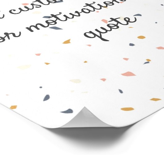 Creëer Uw eigen Poster van het Citaat van de Douan (Hoek)