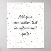 Creëer Uw eigen Poster van het Citaat van de Douan (Voorkant)