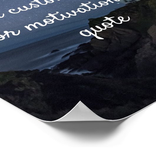 Creëer Uw eigen Poster van het Citaat van de Douan (Hoek)