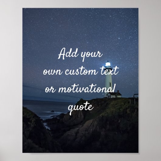 Creëer Uw eigen Poster van het Citaat van de Douan (Voorkant)