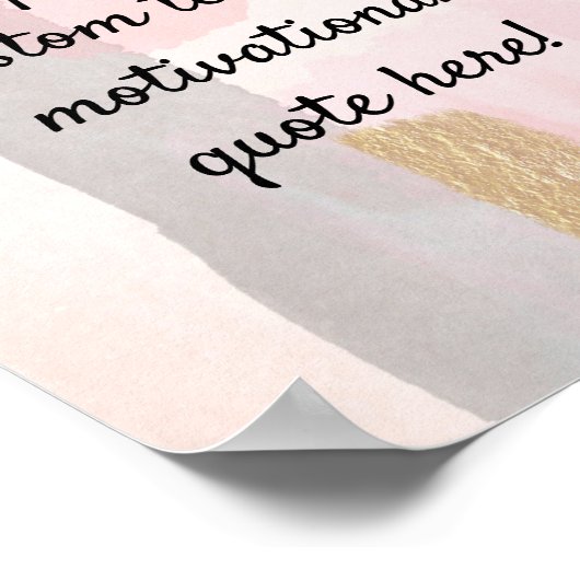 Creëer Uw eigen Poster van het Citaat van de Douan (Hoek)