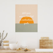 Creëer Uw eigen Poster van het Citaat van de Douan (Keuken)