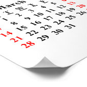 Creëer Uw eigen Poster voor aangepaste agenda 2021 (Hoek)