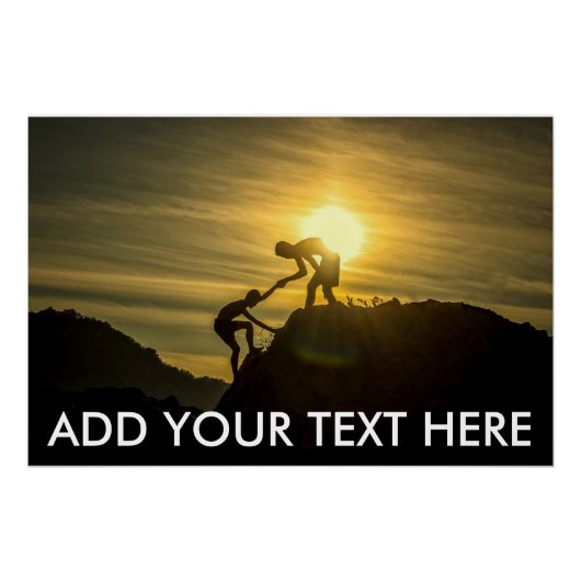 Creëer Uw eigen Poster voor Inspirerend prijsopgav (Voorkant)