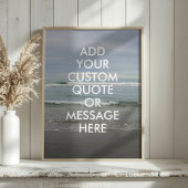 Creëer uw eigen poster voor prijsopgave