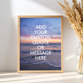 Creëer uw eigen poster voor prijsopgave