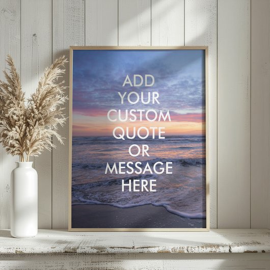 Creëer uw eigen poster voor prijsopgave